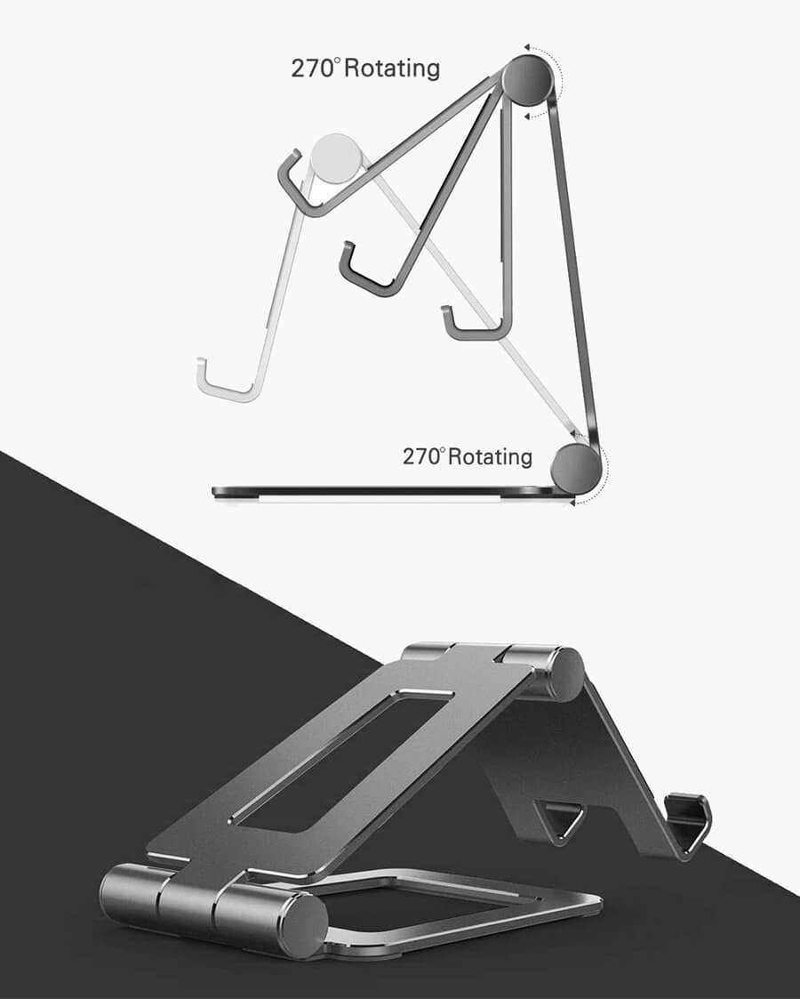 Foldable & Adjustable Mobile Stand