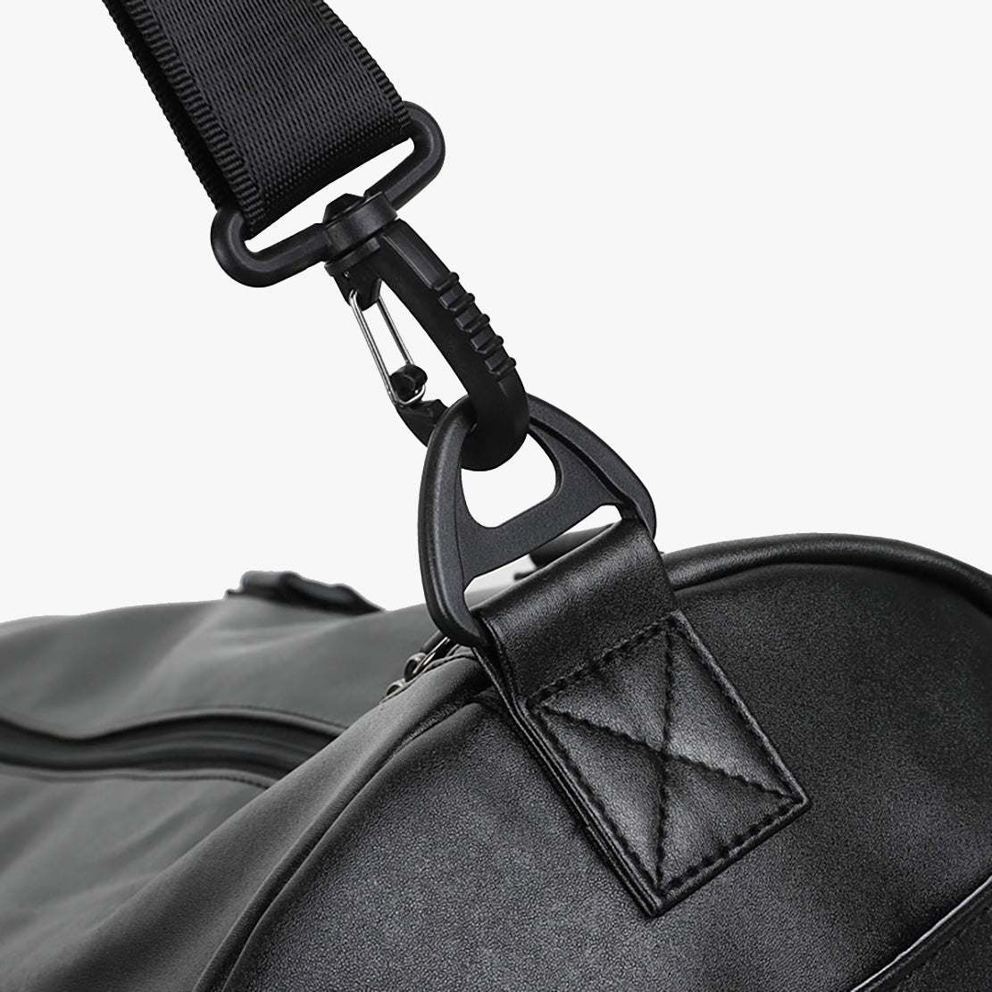 Sports Travel Leather Duffle Bag- Shoulder Strap
