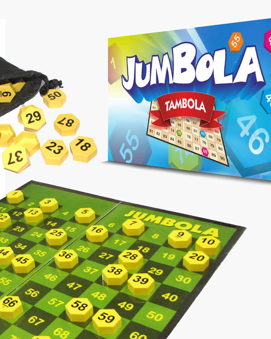 Jumbola Tambola Housie Board Game Set with 600 Tickets
