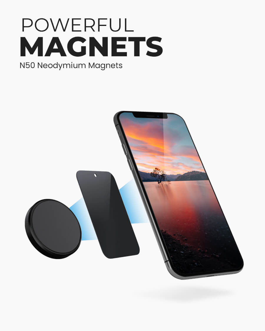 Quarble Magnetic Dashboard Car Mount Compatible with India