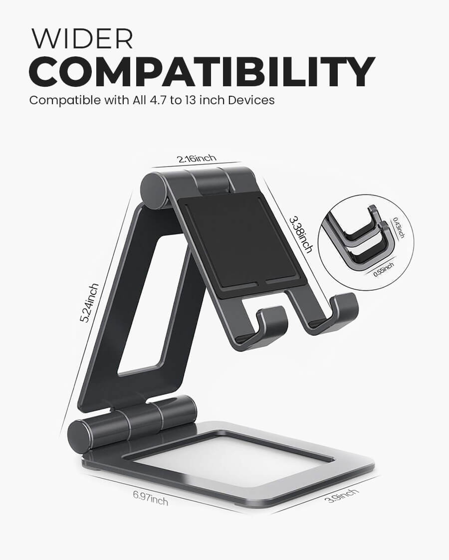 Foldable & Adjustable Mobile Stand