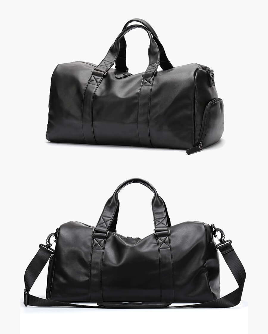 Sports Travel Leather Duffle Bag