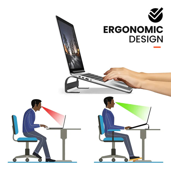 Desktop Riser Laptop Stand - Ergonomic Design